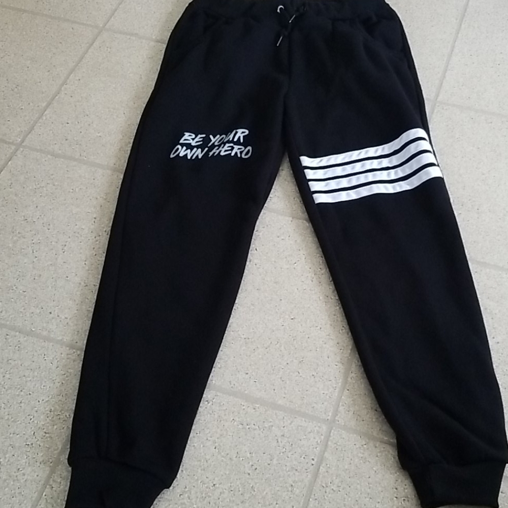 Rainbow touches jogging pants